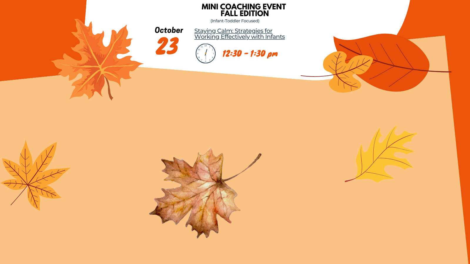 Fall 2024 Mini Coaching Event