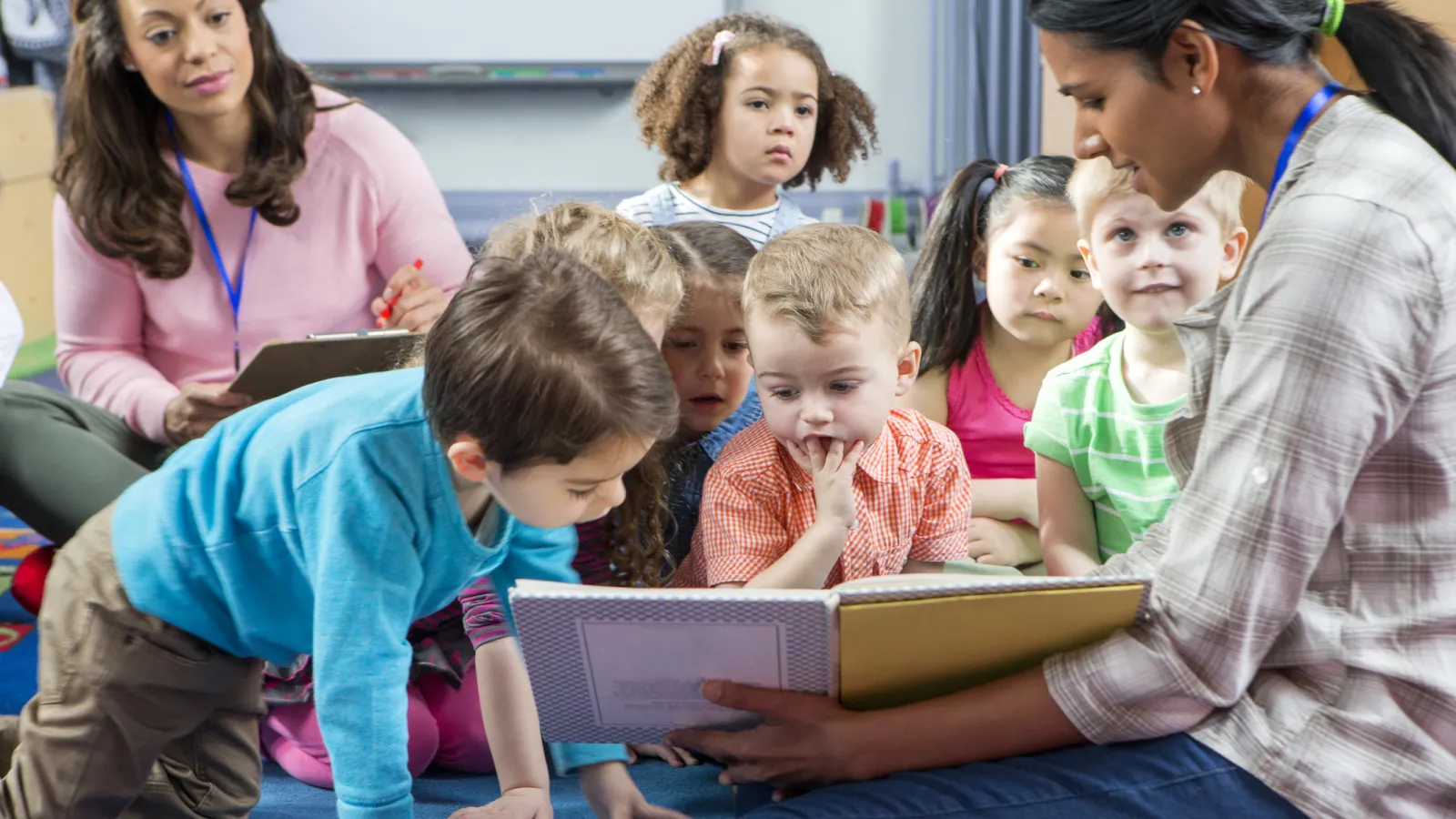 Teacher Coach in Classroom