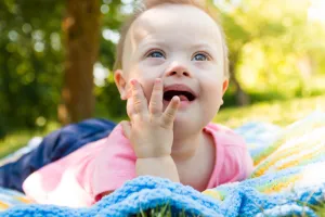 Baby on Blanket